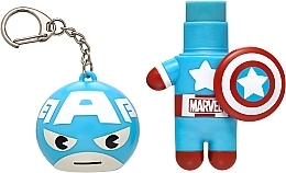 Lip Balm 'Captain America' - Lip Smacker Marvel Captain America Lip Balm — photo N4