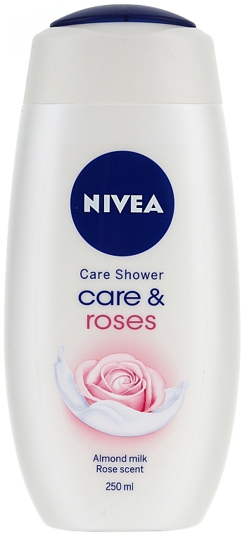 Shower Cream-Gel "Milk and Rose" - NIVEA Bath Care Cream Shower Rose And Milk — photo N1