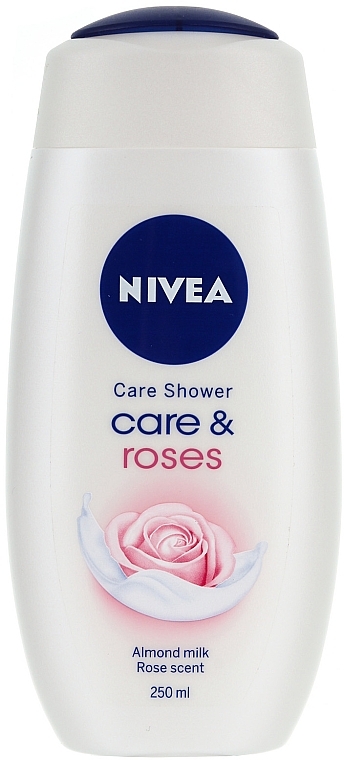 Shower Cream-Gel 'Milk and Rose' - NIVEA Rose And Milk Bath Care Cream Shower — photo N1