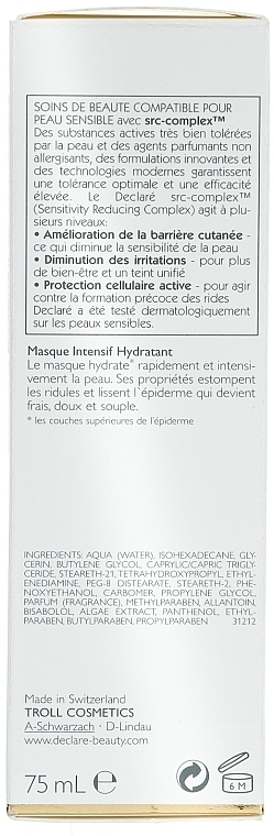 Intensive Moisturizing Mask - Declare Hydro Intensive Mask — photo N3