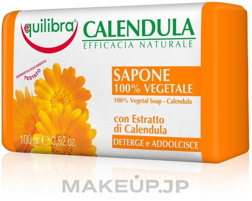 Calendula Face, Hand & Body Soap - Equilibra — photo 100 g