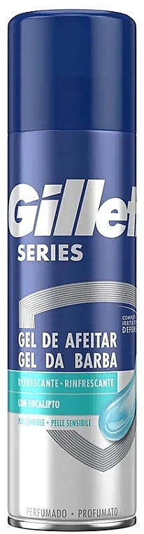 Cooling Shaving Gel for Sensitive Skin - Gillette Series Sensitive Cool Shave Gel — photo N2