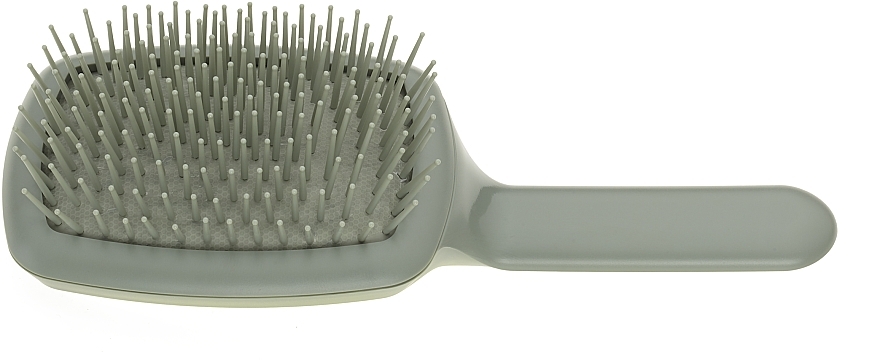 Hair Brush, light green - Janeke Curvy Bag Pneumatic Hairbrush — photo N8