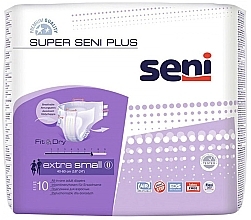 Fragrances, Perfumes, Cosmetics Super Seni Plus Adult Diapers, 40-60 cm, 10pcs - Seni Extra Smal 0 