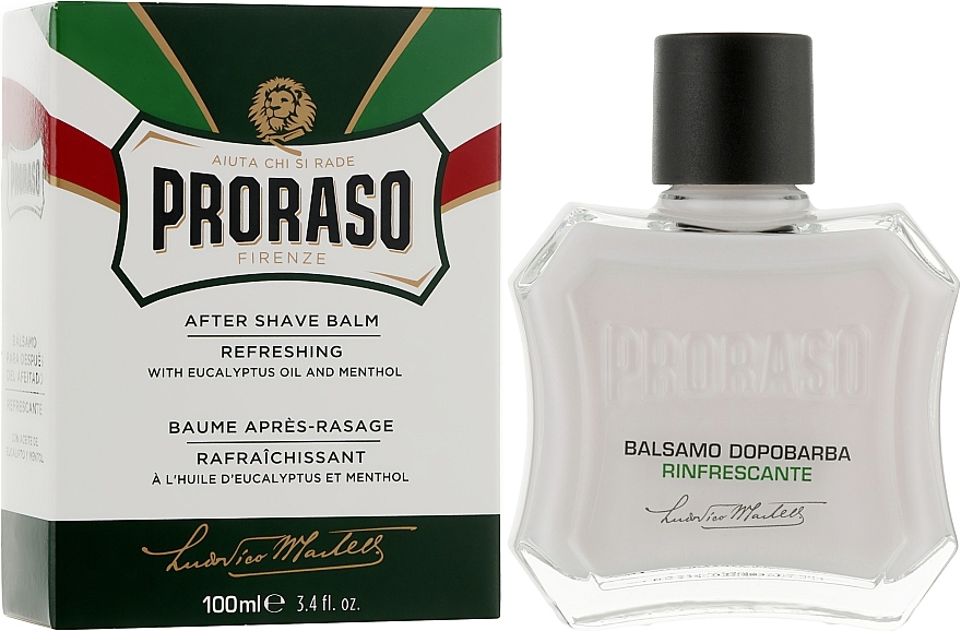 Eucalyptus & Menthol After Shave Balm - Proraso Green Line After Shave Balm Refreshing  — photo N4