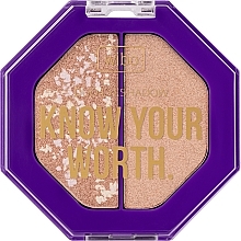 Fragrances, Perfumes, Cosmetics Eyeshadow - Wibo Cienie Know Your Worth. Duo Eyeshadow nr 2