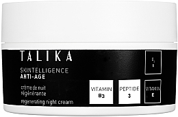 Fragrances, Perfumes, Cosmetics Anti-Aging Regenerating Night Face Cream - Talika Skintelligence Anti-Age Regenerating Night Cream