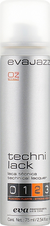 Strong Hold Hair Spray - Eva Professional Evajazz Technilack Strong — photo N1