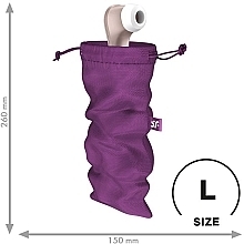 Sex Toy Bag, purple, Size L - Satisfyer Treasure Bag Violet — photo N2