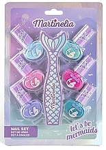 Set, 7 products - Martinelia Lets Be Mermaids Nail Set — photo N1
