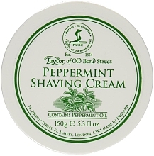 Shaving Cream "Mint" - Taylor of Old Bond Street Shaving Cream — photo N1