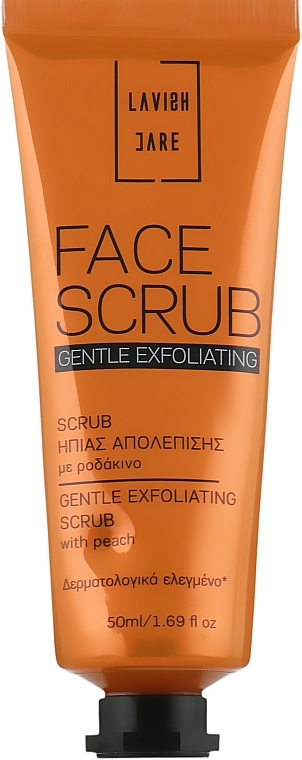 Peach Face Scrub for Sensitive Skin - Lavish Care Face Scrub Peach — photo N1