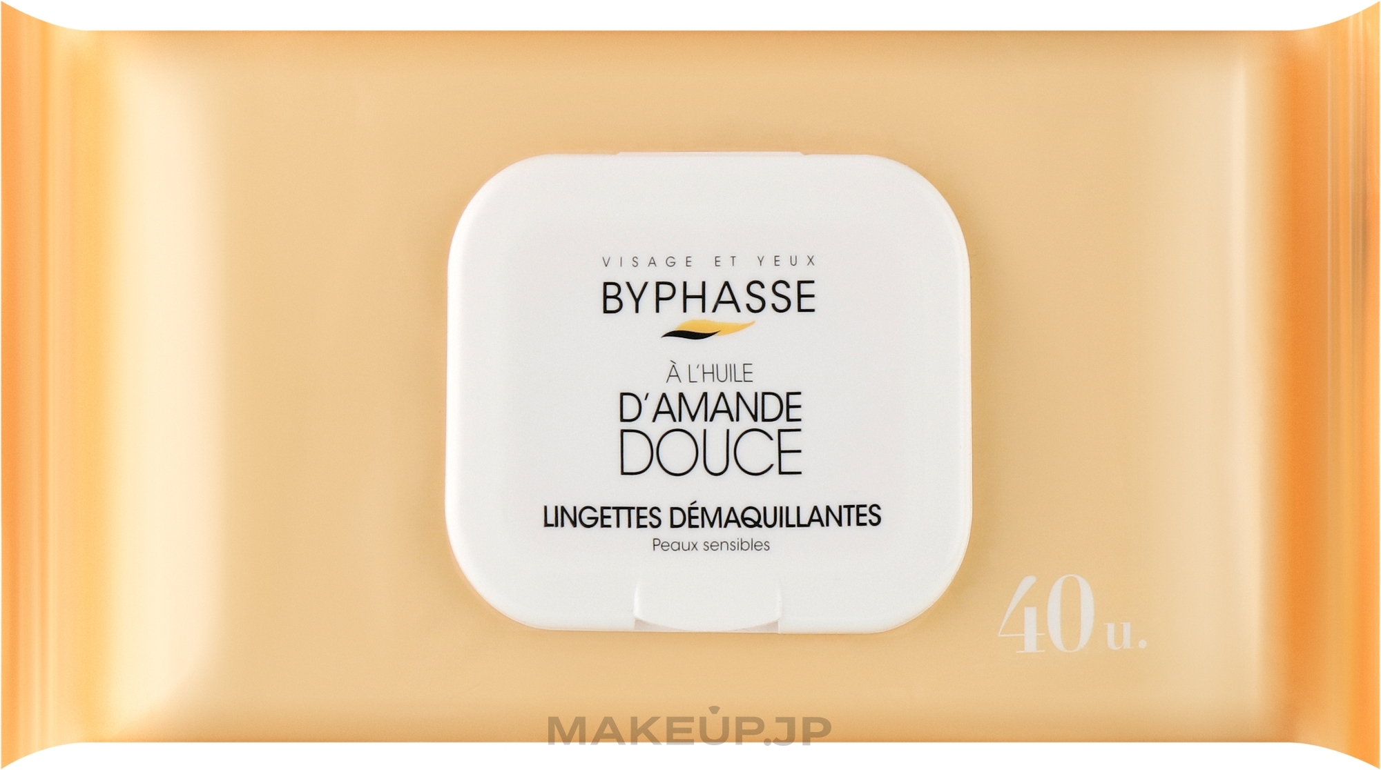 Makeup Remover Wipes - Byphasse Make-up Remover Sweet Almond Oil Wipes — photo 40 szt.