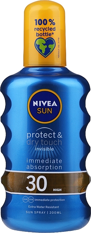 Moisturizing Sun Spray "Invisible Protection" SPF 30 - NIVEA Sun Care Invisible Protection Spray — photo N1