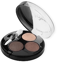 Fragrances, Perfumes, Cosmetics Eyeshadow - Luxvisage Velour Effect Trio Eye Shadow