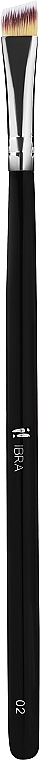 Eye & Eyebrow Brush, black - Ibra Professional Brushes 02 — photo N1