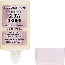 Liquid Highlighter - Makeup Revolution Bright Light Glow Drops — photo N2