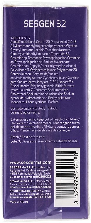 Cell Activating Serum - SesDerma Laboratories Sesgen 32 Cell Activating Serum — photo N3