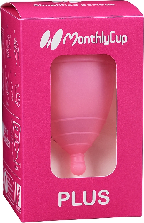 Menstrual Cup, large - Menskopp Intimate Care Plus — photo N2