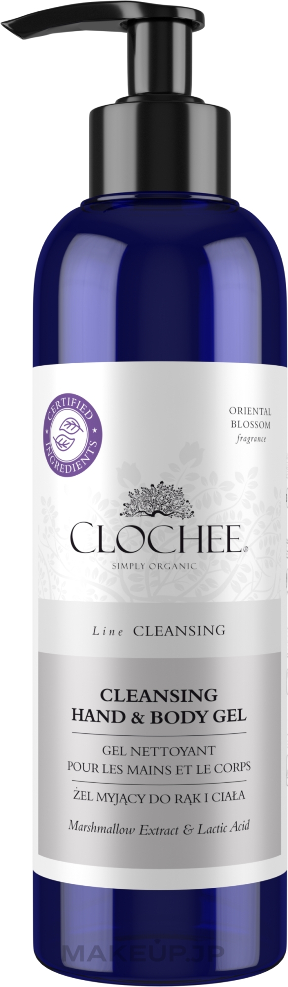 Cleansing Hand & Body Gel scented with Oriental Flowers - Clochee Cleansing Hand & Body Gel — photo 250 ml