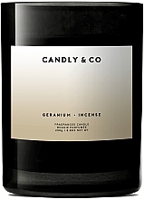 Scented Candle - Candly & Co No.1 Geranium Incense — photo N2