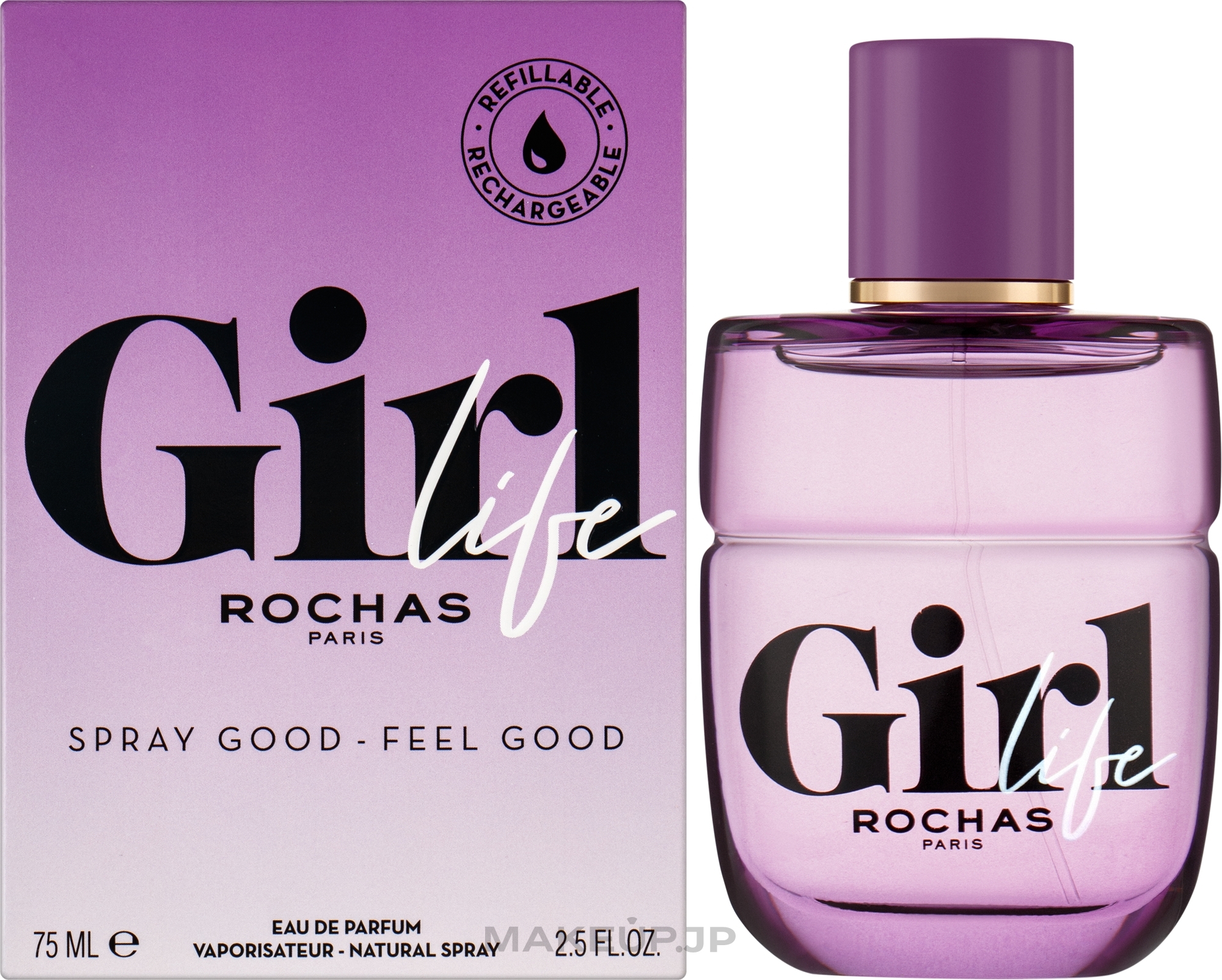 Rochas Girl Life Refillable - Eau de Parfum — photo 75 ml