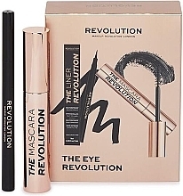 Fragrances, Perfumes, Cosmetics Set - Makeup Revolution The Eye Revolution Gift Set (mascara/12ml + liner/1ml)