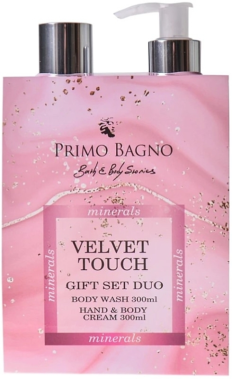 Set - Primo Bagno Velvet Touch Gift Set Duo (b/wash/300ml + b/cr/300ml) — photo N1