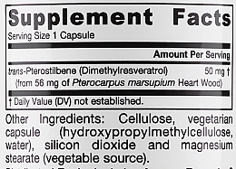 Trans-Pterostilbene - Jarrow Formulas Trans-Pterostilbene, 50 mg — photo N3