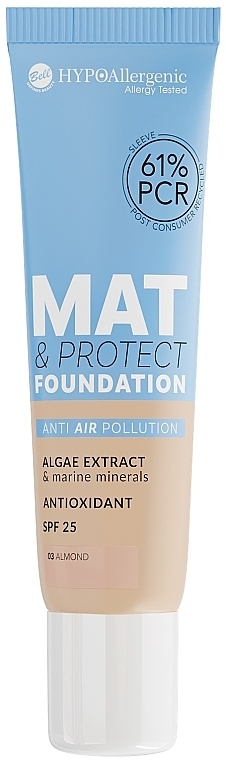 Foundation - Bell Hypoallergenic Mat & Protect Foundation SPF 25 — photo N1