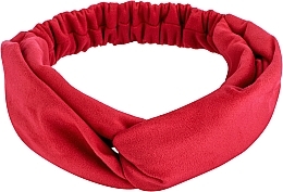 Fragrances, Perfumes, Cosmetics Headband "Suede Twist", red - MAKEUP Hair Accessories