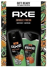 Fragrances, Perfumes, Cosmetics Set - Axe Jungle Fresh Gift Ready (deo/150ml + sh/gel/250ml)	