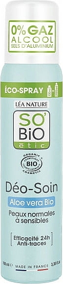 Aloe Vera Deodorant Spray - So'Bio Etic Organic Aloe Vera Deodorant Spray — photo N3