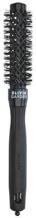 Hair Brush, 20 mm - Olivia Garden Essential Blowout Shine Wavy Black — photo N1