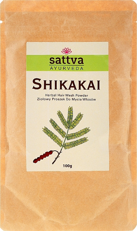 Ayurvedic Hair Powder "Shikakai" - Sattva — photo N1