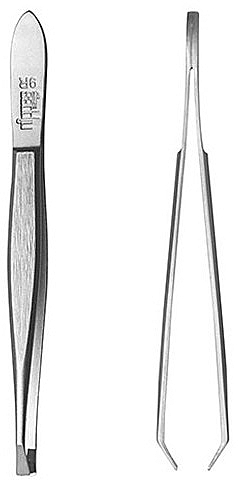 Curved Tweezers, 9 cm - Nippes Solingen Tweezer 9R — photo N1