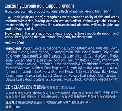 Hyaluronic Acid Face Cream - Zenzia Hyaluronic Acid Ampoule Cream — photo N5