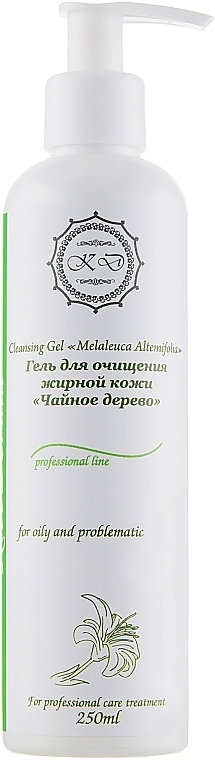 Tea Tree Cleansing Gel for Oily Skin - KleoDerma Cleansing Gel Melaleuca Alternifolia — photo N1