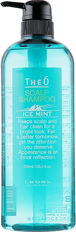 Ice Mint Shampoo - Lebel TheO Scalp Shampoo Ice Mint — photo N2