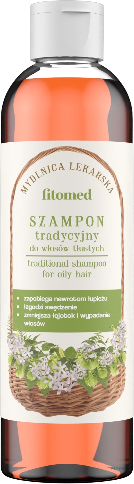 Traditional Shampoo for Oily Hair - Fitomed Herbal Shampoo For Oily Hair — photo 250 ml