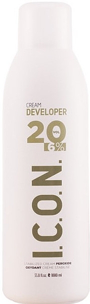 Oxydant Cream Developer - I.C.O.N. Ecotech Color Cream Developer 20 Vol (6%) — photo N1