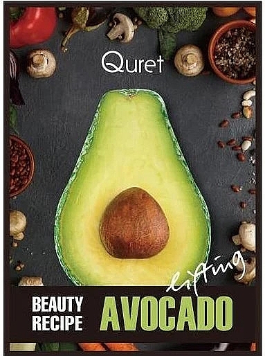 Lifting Mask - Quret Beauty Recipe Mask Avocado Lifting — photo N1