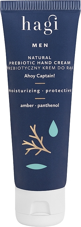 Natural Prebiotic Hand Cream - Hagi Men Natural Prebiotic Hand Cream Ahoy Captain — photo N1