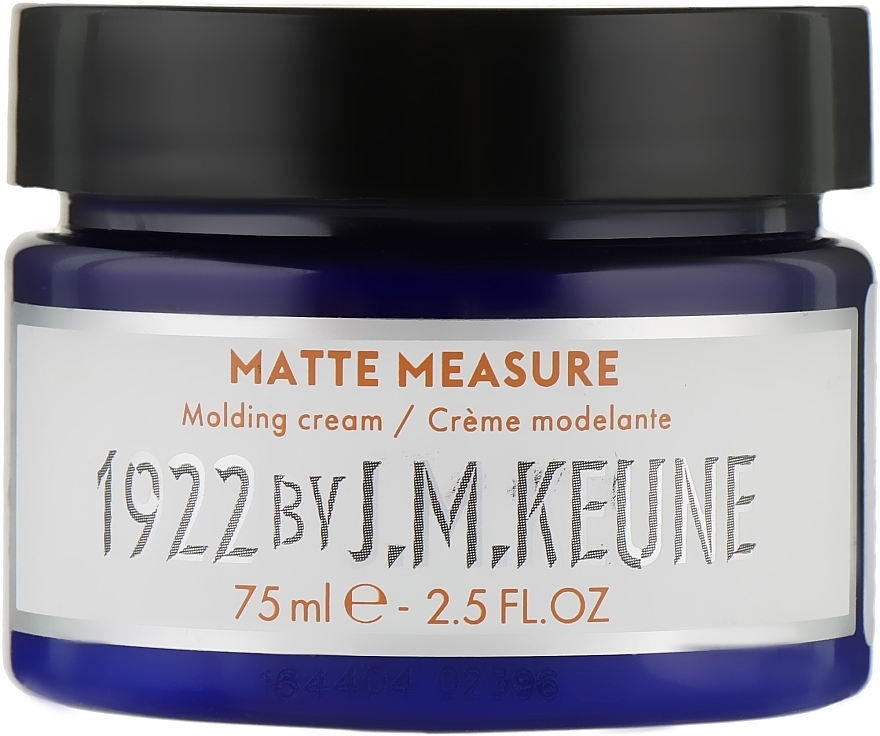 Hair Styling Cream for Men - Keune 1922 Matte Measure Molding Cream — photo N10