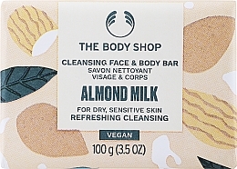 Softening Almond Milk & Honey Soap - The Body Shop Cleansing Bar Milk Honey — photo N1