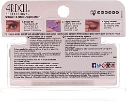 False Lashes - Ardell Curvy Lash Black 413 — photo N4