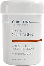 Moisturizing Cream with Carrot Oil, Collagen & Elastin for Dry Skin - Christina Elastin Collagen Carrot Oil Moisture Cream — photo N5