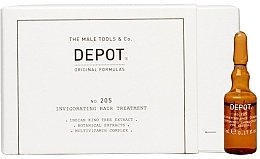 Strengthening Anti Hair Loss Treatment in Ampoules - Depot 205 Invigorating Hair Treatment — photo N1