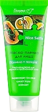 Fragrances, Perfumes, Cosmetics Peel-Off Face Mask 'Pomelo + Papaya' - Belita-M Nice Selfie