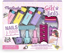 Nail & Hair set, 5 products - Martinelia Girl Boss Mail & Hair Combination — photo N2